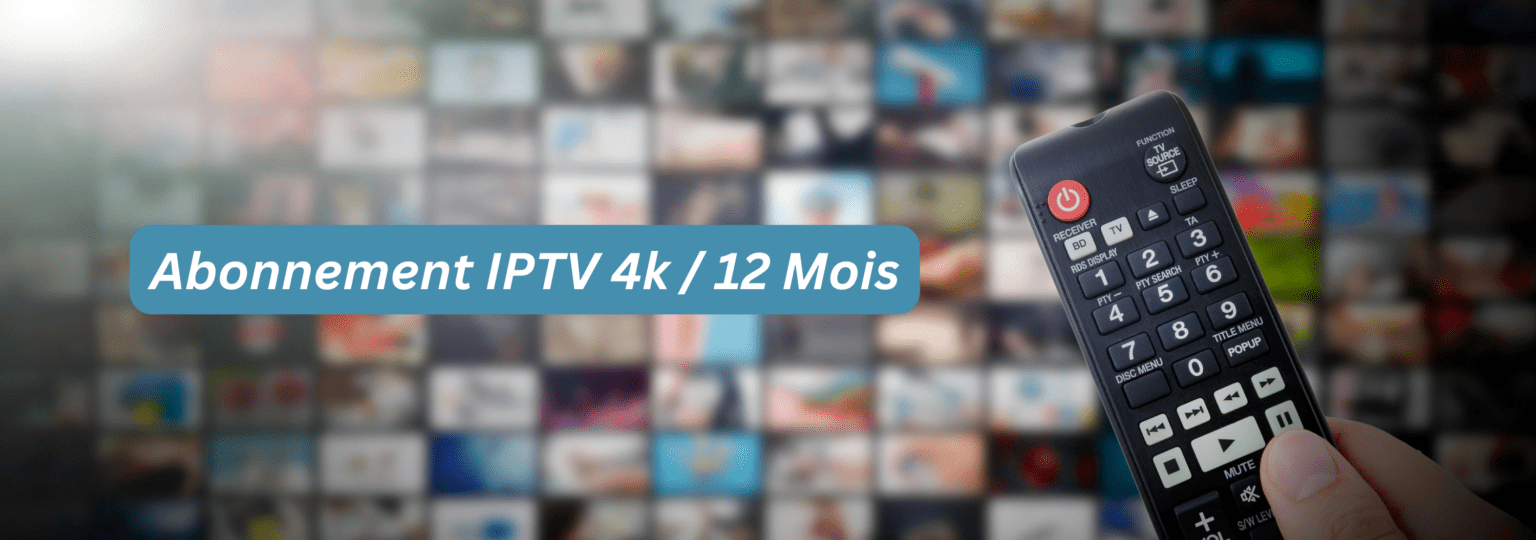 Abonnement IPTV 4K 12 mois &mdash; 69,99&euro; soit 5,83&euro;/mois | IPTV Smarters Pro