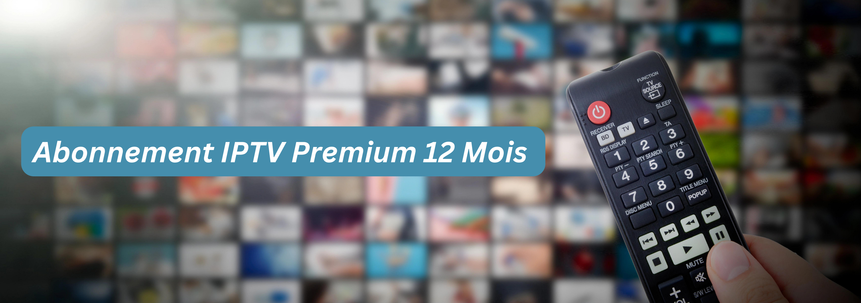 Abonnement IPTV 12 mois Premium — 44,99€ soit 3,75€/mois | IPTV Smarters Pro
